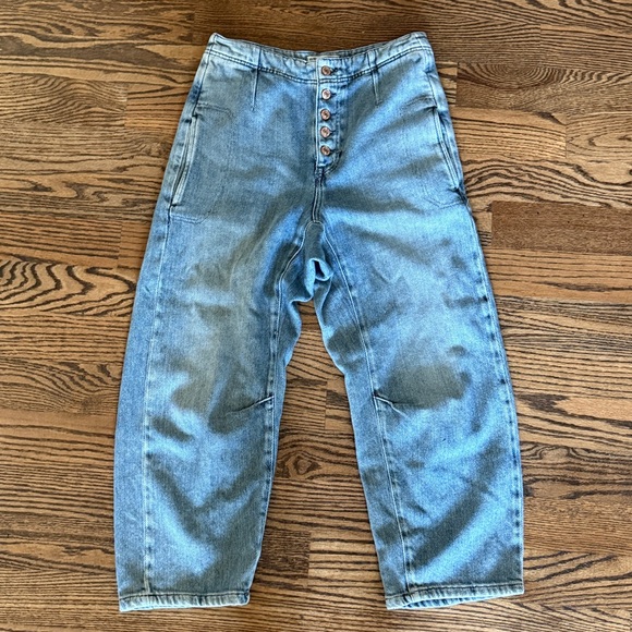 EUC Free People Osaka Barrel Jeans size 25 - Picture 11 of 12